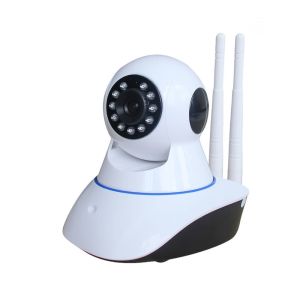 Camera Wireless Ip Home Sicurezza Videocamera Wifi 720p Notte Vision Antenna Doppia