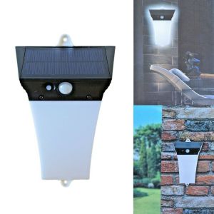 Lampada faro luce faretto esterno energia solare 24 led sensore movimento 8503