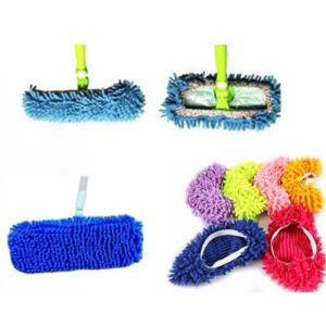 Mop Panno Scopa Cattura Polvere Pulizia Pavimenti Microfibra Casa Vari Colori