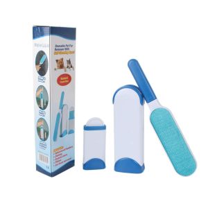 Spazzola pulisci peli animali cani fatti pelucchi con base autopulente pet hair remover 