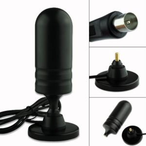 Antenna portatile dvb-t tv 30 db portatile per auto camper suv con calamita tw30