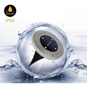 4 FARETTI DA GIARDINO 4 LED CON PICCHETTO IMPERMEABILI IP65