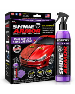Fortify Quick Coat Shine Armor – Spray Auto Senza Acqua | Lava, Lucida e Protegge in un Solo Passaggio