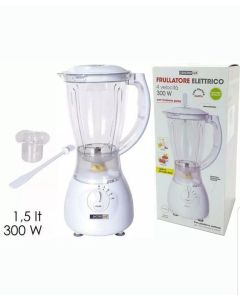 Dictrolux Frullatore Da Tavolo Con Motore Da 300W Contenitore Da 1.5L Frullati Tritaghiaccio 4 Velocità