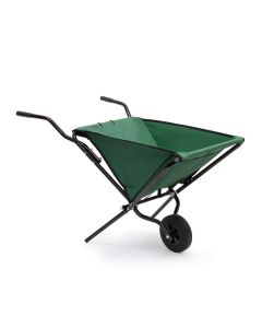Carriola pieghevole carretto da giardino salvaspazio ruote ad aria salvaspazio 67 x 63,5 x 112 verde