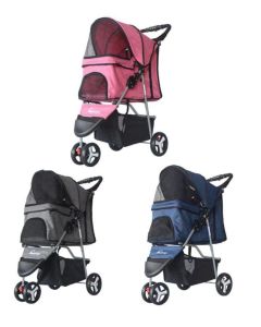 Passeggino per cani passeggino per animali domestici passeggino per cani a tre ruote