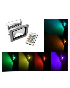 Faro Faretto Led Rgb Esterno Giardino Faretti Led Rgb Colorati 10/20/30/50watt