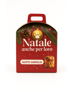 Panettone per Cani 80 g – Alimento Complementare Morbido | Gusti Vaniglia o Bacon