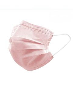 Mascherina chirurgica monouso filtrante Rosa contenente Conf.50 pz 5 conf. Da 10 pezzi