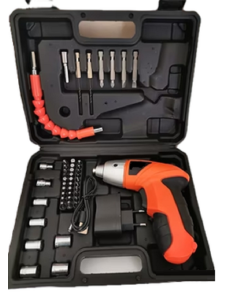 Trapano wireless ricaricabile con kit 45pcs viti senza fili