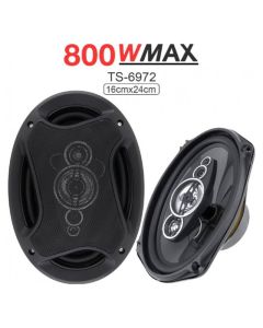2Pcs altoparlanti auto da 4 Pollici 800W 16x24 centimetri - Coassiale Audio Musica Stereo Gamma Completa di Frequenza Hifi