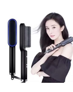 Piastra per capelli HQT-909B  Spazzola per capelli riscaldata in ceramica