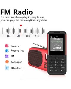 BM5310 Mini Telefono Mobile – Display 1,33", Tripla SIM