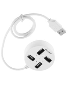 Porta USB 2.0 HUB Splitter USB Espansione Rotonda a 4 porte USB 2.0 multi hub