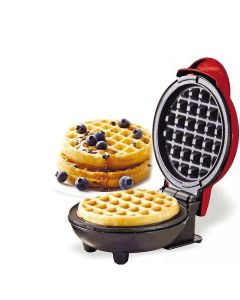 Piastra per Waffle colore rosso. Colazione e Snack - Spina EU - 350W