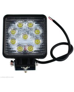 Faro 27w quadrato faretto led da lavoro 9 led di profondità ideale per auto o barca