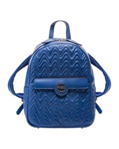 Zaino pinko blu in pelle 