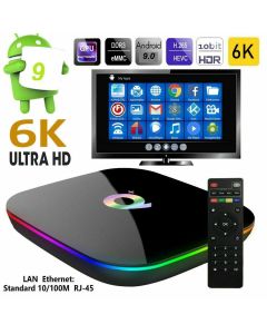  Smart Tv Box Q Plus Android 64Gb  + Telecomando Ram 32GB Qplus Televisione