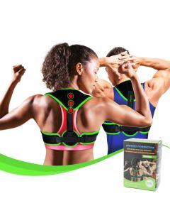 Correttore di Postura per Donna/Uomo, Cintura Magnetica per la Schiena Alta, Supporto per la Postura