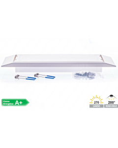 Lampada Led D'emergenza Ad Incasso Anti Black Out Grado Protezione Ip40 4w 270lm