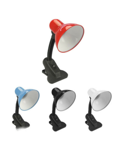 Lampada da tavolo Snodabile e Orientabile - con attacco E27 Con Morsetto per  Scrivania Tavolo 108b