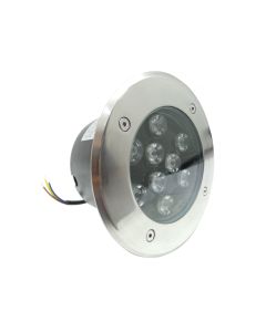 Faretto Led Da Incasso Per Esterni Segnapasso Calpestabile e Impermeabile IP65 Luce Bianco Freddo da 9W 6000k