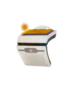 Applique esterno AB-TA171 led 20w pannello solare lucre fredda faro crepuscolare bianco aerbes