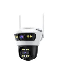 Telecamera Wi-Fi Compatibile con Videosorveglianza - Resistente, IP66, con Rotazione 355° e Sensore di Movimento