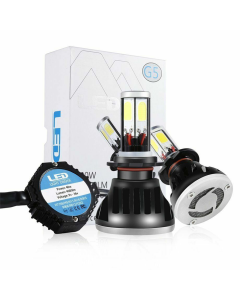 Led auto kit lampade fari coppia h1 h4 h7 h11 canbus g5 moto lampadine 40w 80w luce bianca-H1 4000LM