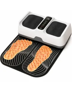 Massaggiatore Plantare EMS Riscaldante 42°C – Stimolazione Muscolare e Relax per Piedi e Gambe