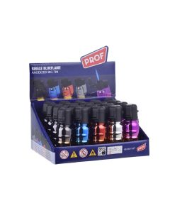 Pacco da 20 accendini prof in 5 diversi colori