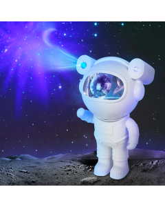 Lampada astronauta lampada proiettore stellato galassia con telecomando