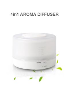 Benice Diffusore Umidificatore 500Ml Aromi Aromaterapia Profumo Aria Led Silenzioso