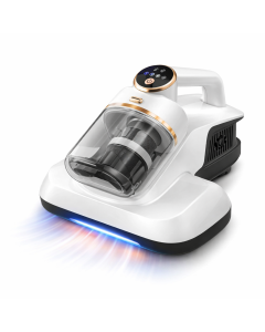 Aspirapolvere Portatile per Materassi 10kPa – Anti-Acaro, UV & Filtro HEPA, Rimozione Polvere Profonda per Letti, Divani e Tessuti – Cordless 1500mAh, 3 Livelli di Aspirazione