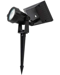 2pcs - Faretto LED Luce Solare 5W picchetto da esterno giardino Luce Fredda 6500K