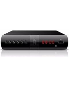 Decoder digitale terrestre full HD 1080 DVB-T5 H.266 con telecomando