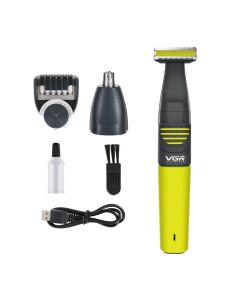 Rasoio Micro Touch 2 in1 Ricaricabile Elettrico Portatile Taglia Barba 