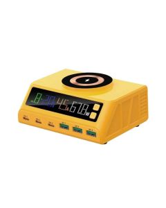 Stazione di ricarica rapida 7 in 1 da 110W con ricarica wireless e display LED