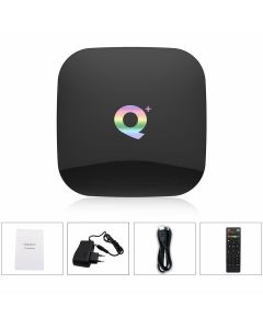  Smart Tv Box Q Plus Y7 Android + Telecomando 4GB Ram 64GB Rom Android 10.0