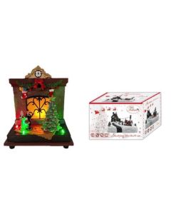 Giostrina natalizia per bambini con albero di natale 16x11x18cm  361030