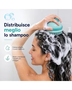 Spazzola Massaggiante Elettrica per Cuoio Capelluto Ricaricabile USB – Massaggiatore Vibrante Impermeabile per Shampoo e Relax – Scalp Massager Waterproof – 3 Colori Assortiti