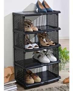 Scarpiera 5 ripiani 10 paia di scarpe 48 x 31 x 86