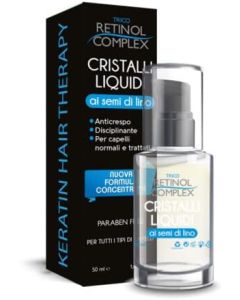 Retinol Complex - Cristalli Liquidi ai Semi di Lino Anticrespo Trattamento Nutriente e Illuminante – 50 ml