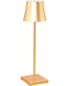 Lampada oro portatile da tavolino ristorante senza fili moderna
