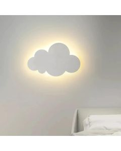 Applique LED Nuvola 9W per Interno, Design Moderno da Parete, 3 Tonalità di Luce Bianca (3000K-4000K-6500K), 630 Lumen  per Camere, Soggiorni e Uffici - Classe A++