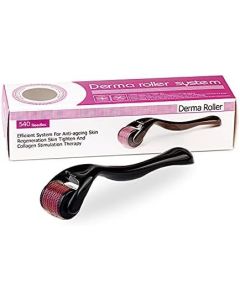 Rullo Derma Microneedle in Titanio 0,5 mm per Cura della Pelle, Trattamento delle Rughe e Stimolazione della Ricrescita dei Capelli
