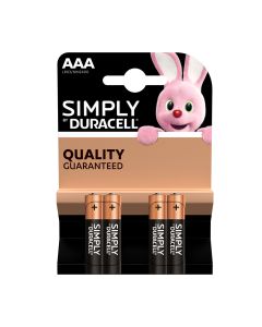 Batterie Duracell Simply AAA alcaline monouso LR03/MN2400