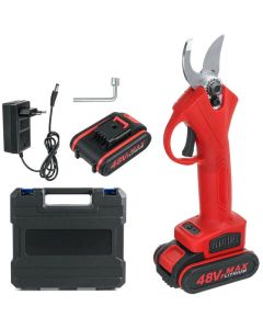 Forbici Per Potatura Elettriche Cesoie 2 Batterie Troncarami  48v 4 pollici