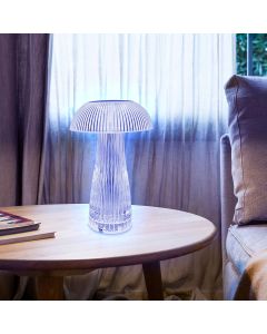 Lampada da comodino a fungo  usb per l'arredamento della camera da letto lampada decorativa a fungo rgb