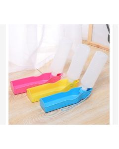 Abbeveratoio in plastica dispenser per animali domestici da viaggio portatile con bottiglia da 250 ml